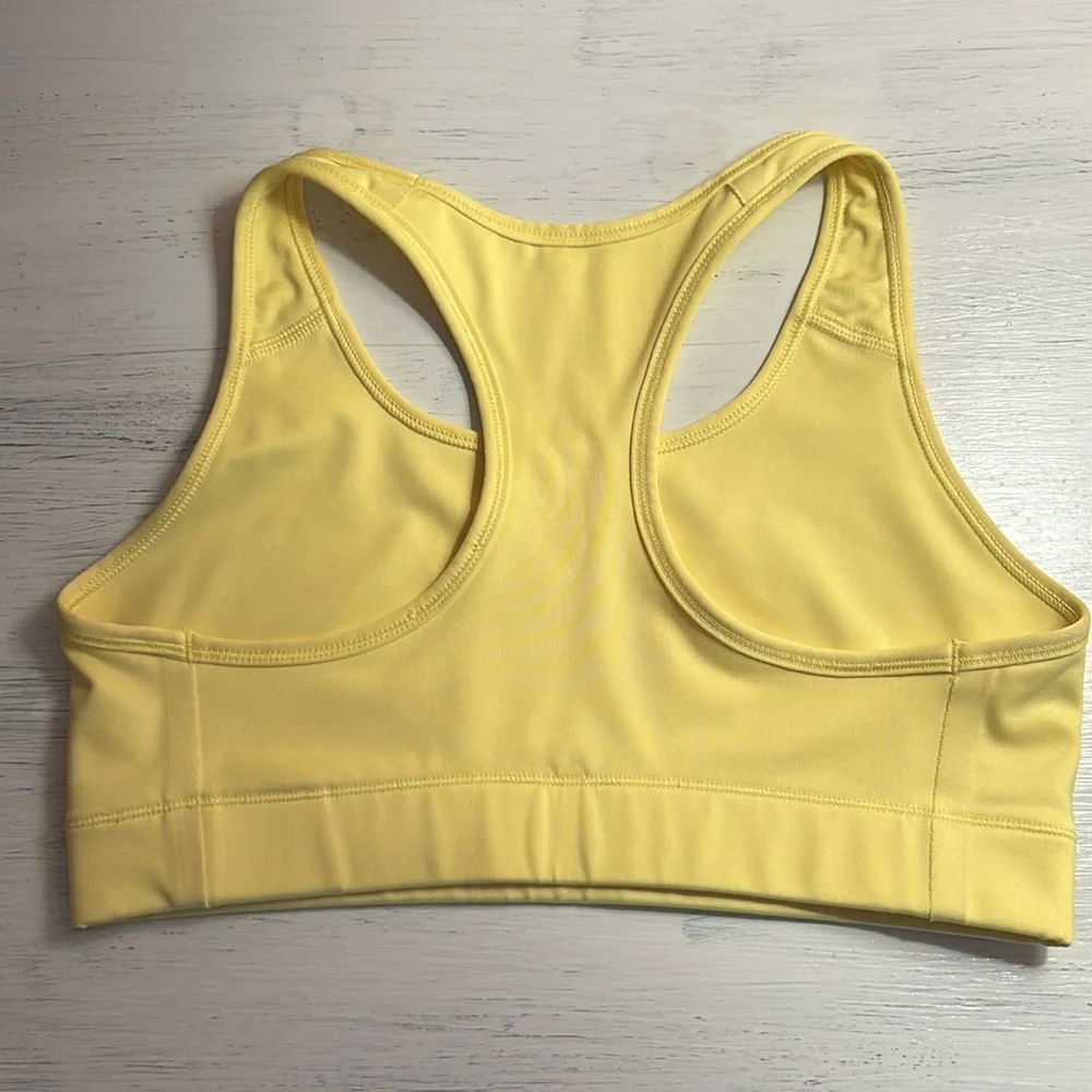 Nike Dri-Fit Yellow Sport Bra - Picture 4 of 10